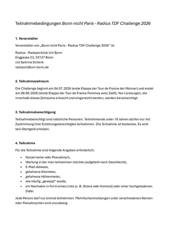Teilnahmebedingungen & Datenschutz